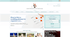 Desktop Screenshot of ourweddinginportugal.com